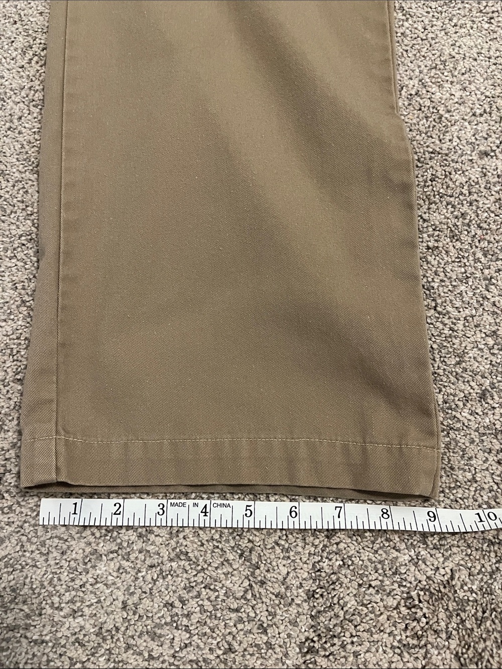 Noon Goons Wide Leg Chino Pants in Khaki - Picture 3 of 7